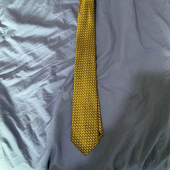 Giovanotti Golden Patterned Tie (Boys) - Picture 1 of 2